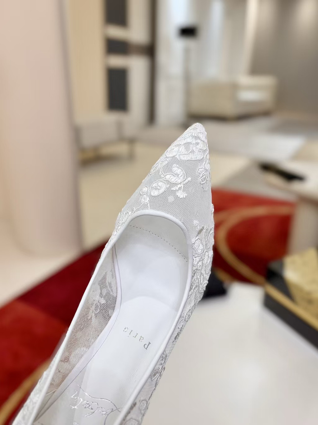 UA Christian Louboutin Miss Z Mesh Pumps