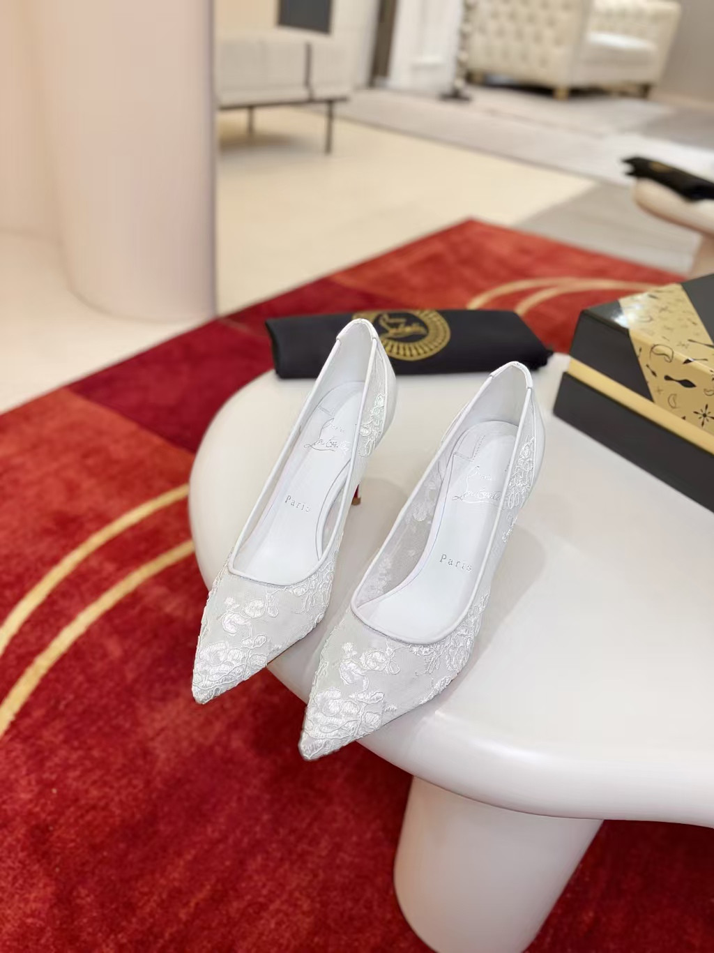 UA Christian Louboutin Miss Z Mesh Pumps