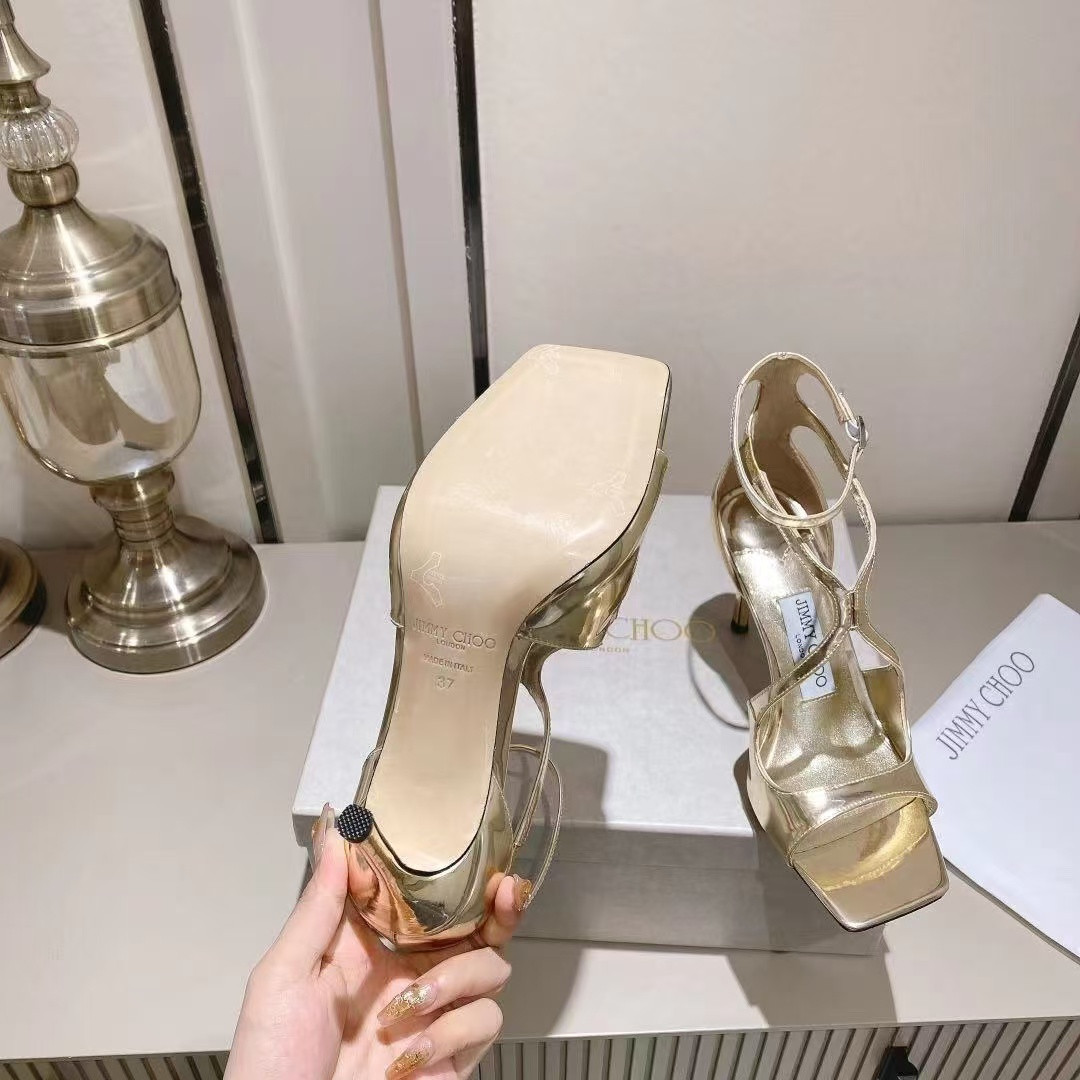 UA Jimmy Choo Azia Sandals 8.5cm Heel