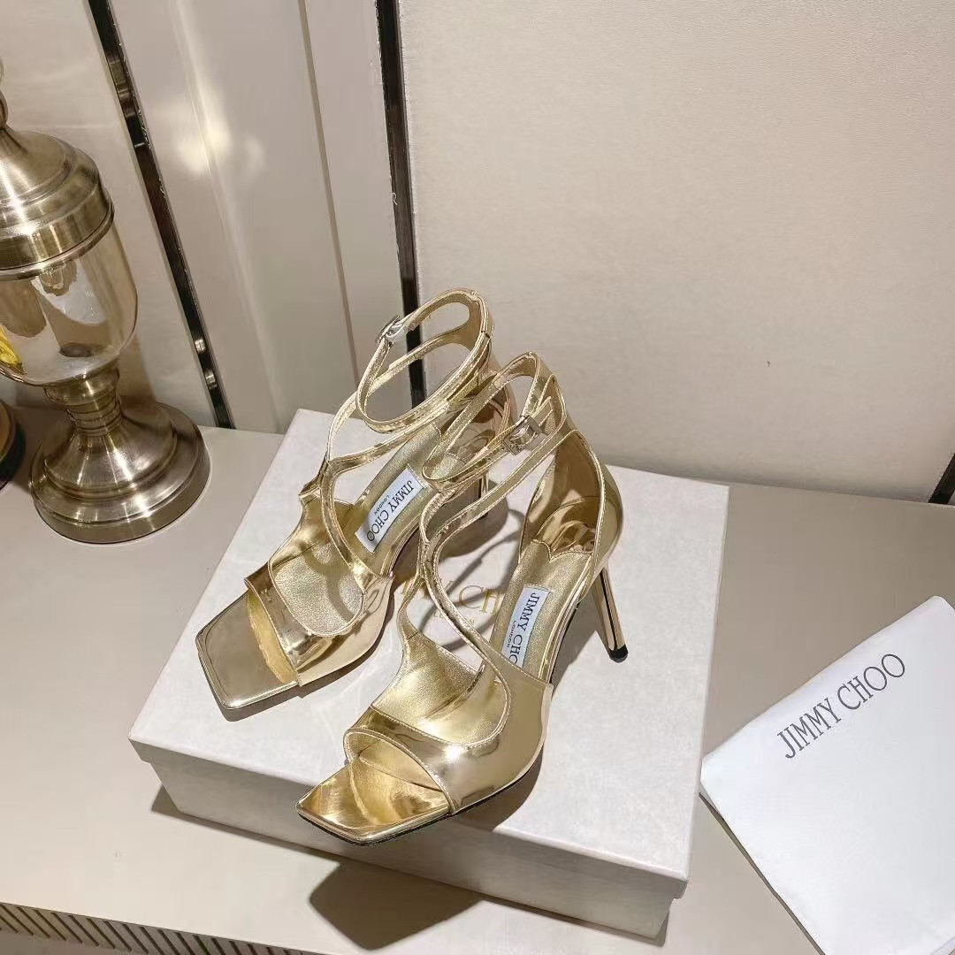UA Jimmy Choo Azia Sandals 8.5cm Heel