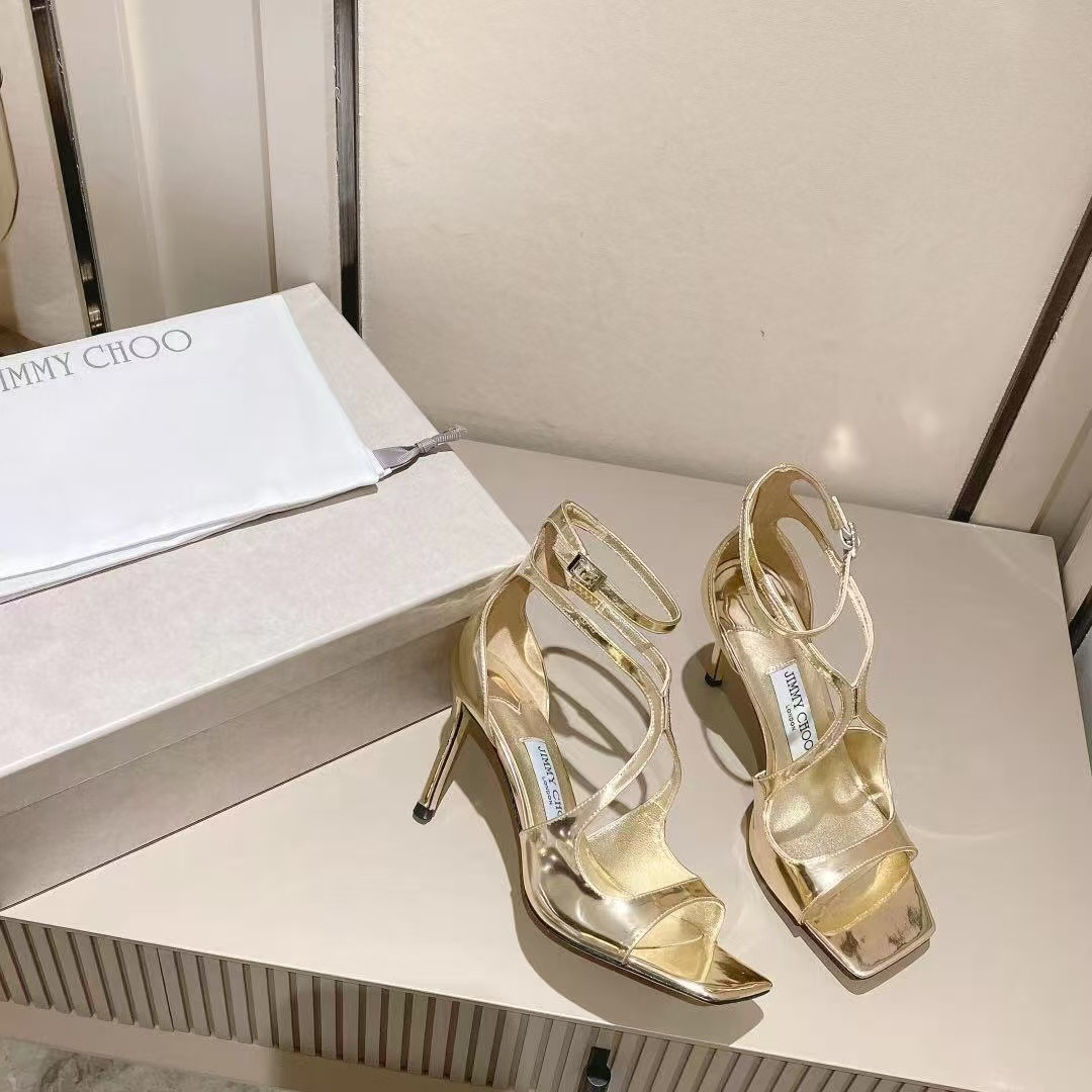 UA Jimmy Choo Azia Sandals 8.5cm Heel