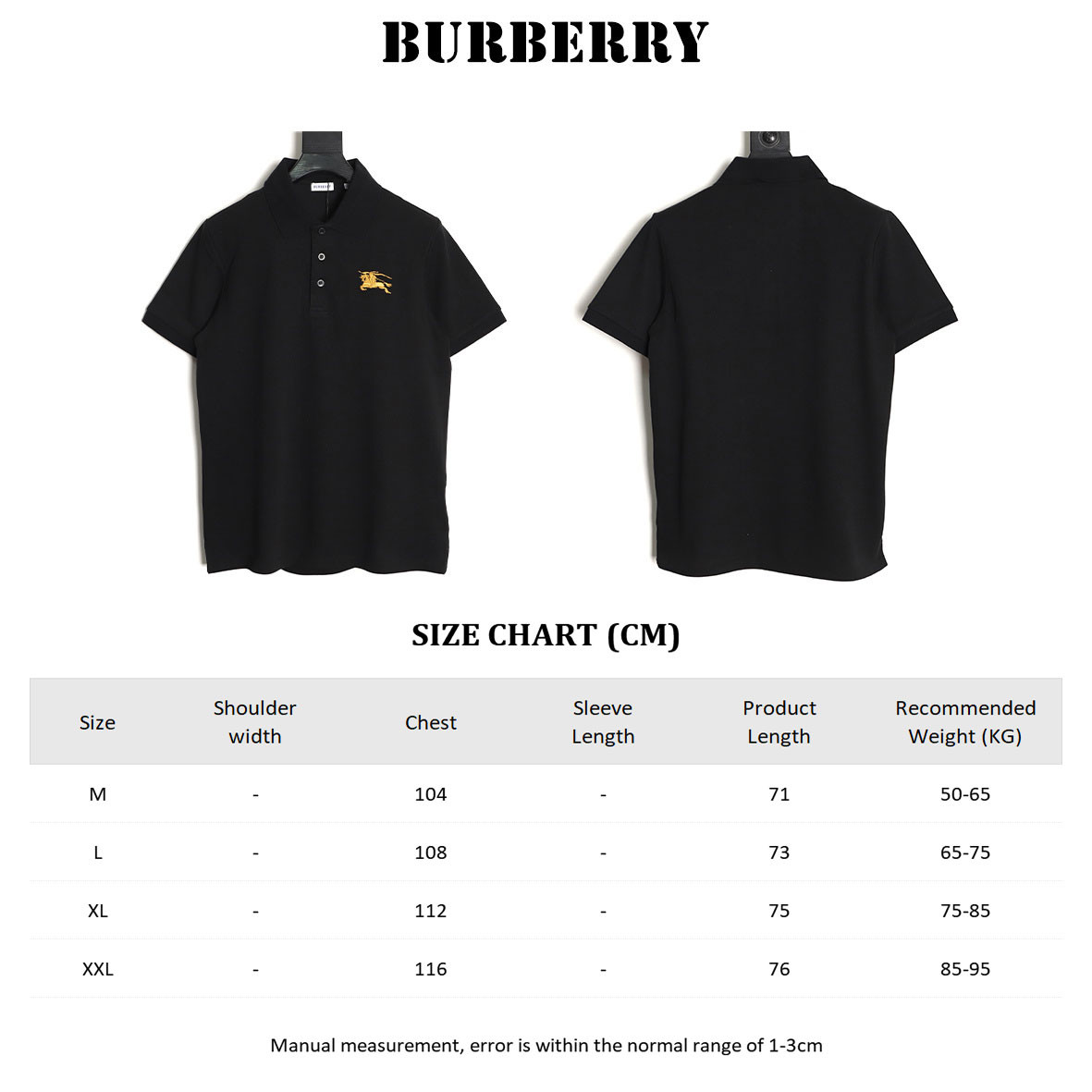 Burberry 26SS Short-sleeved Polo shirt