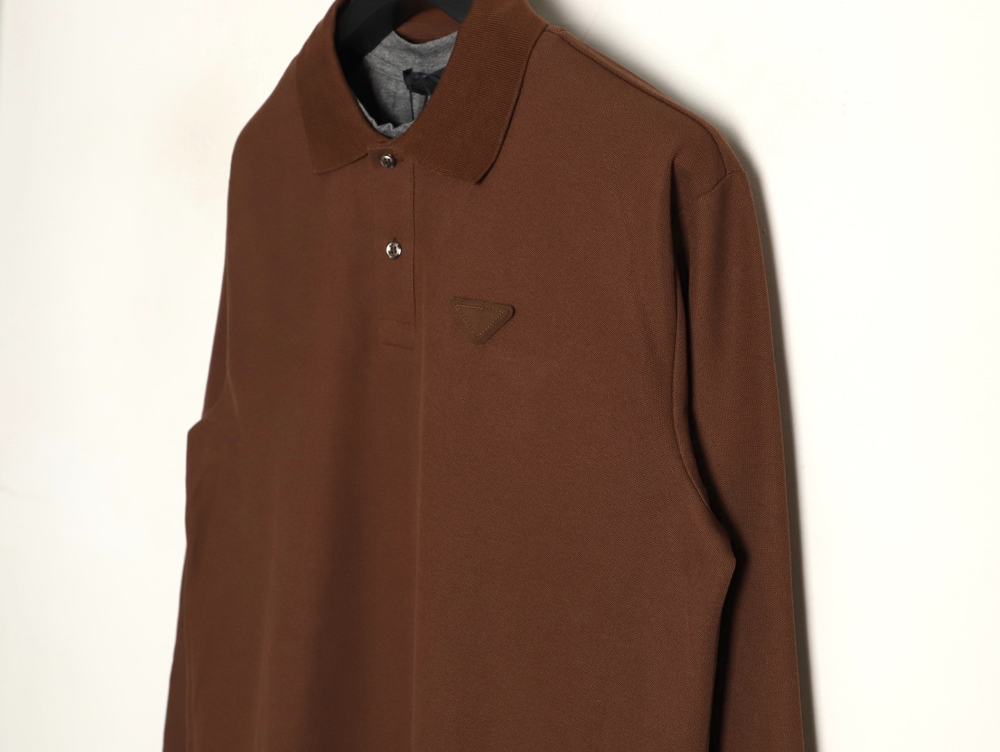 Pra*a Long-sleeved Polo Shirt