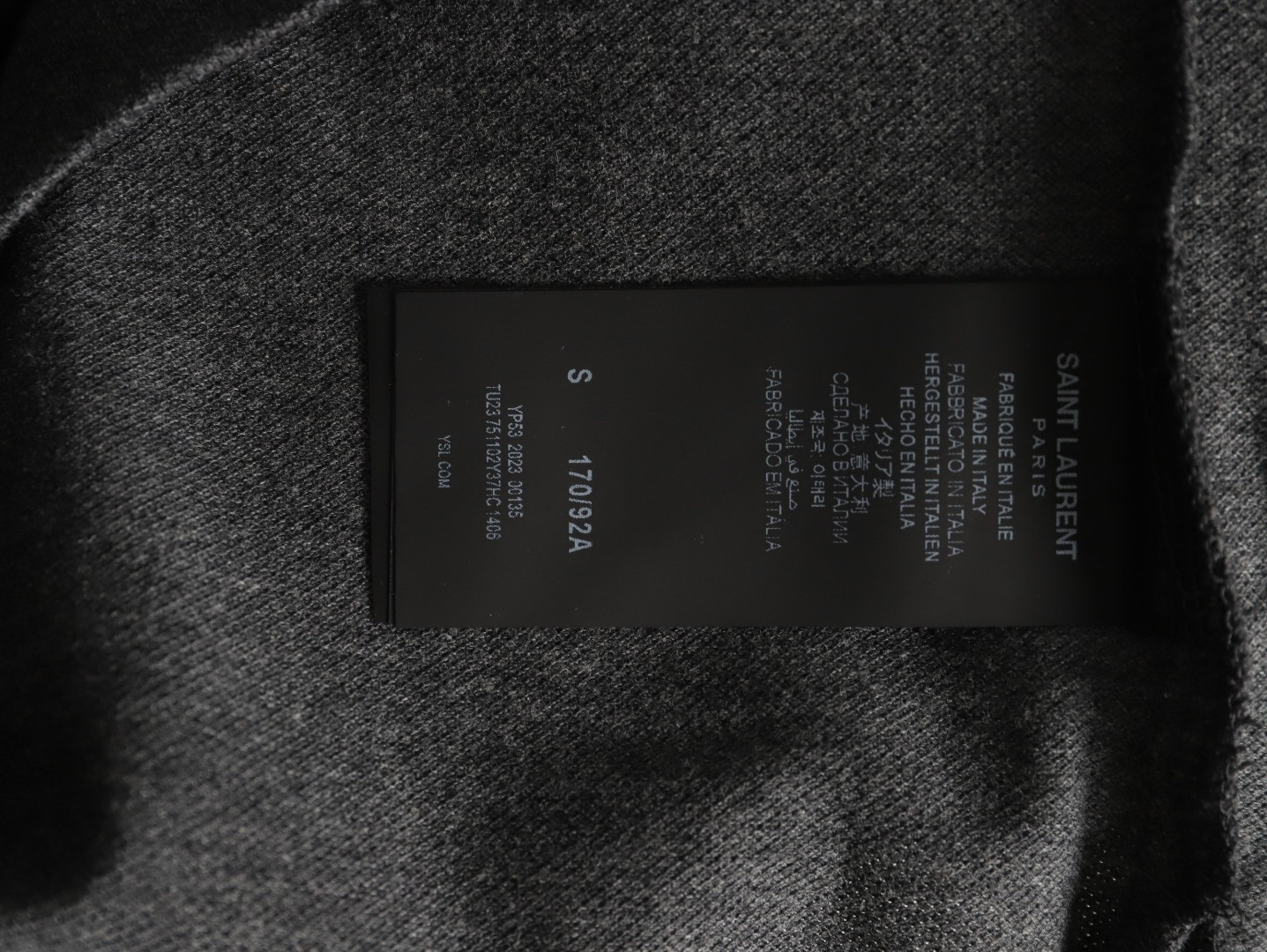 SAINT LAURENT YSL Short-sleeved Polo shirt