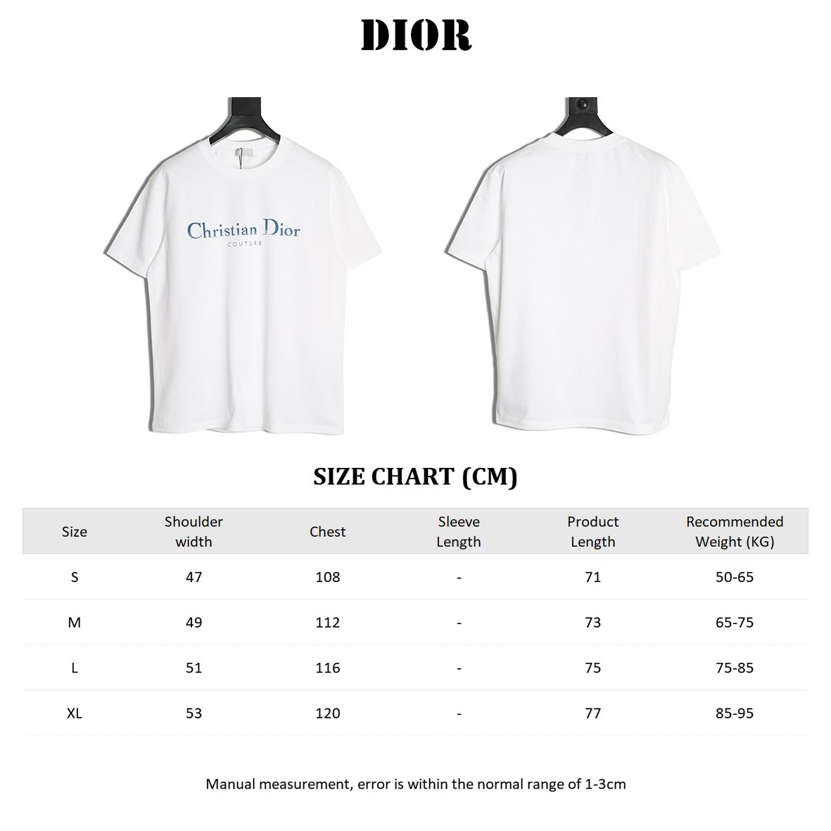 Dior 26ss Short-sleeved T-shirt