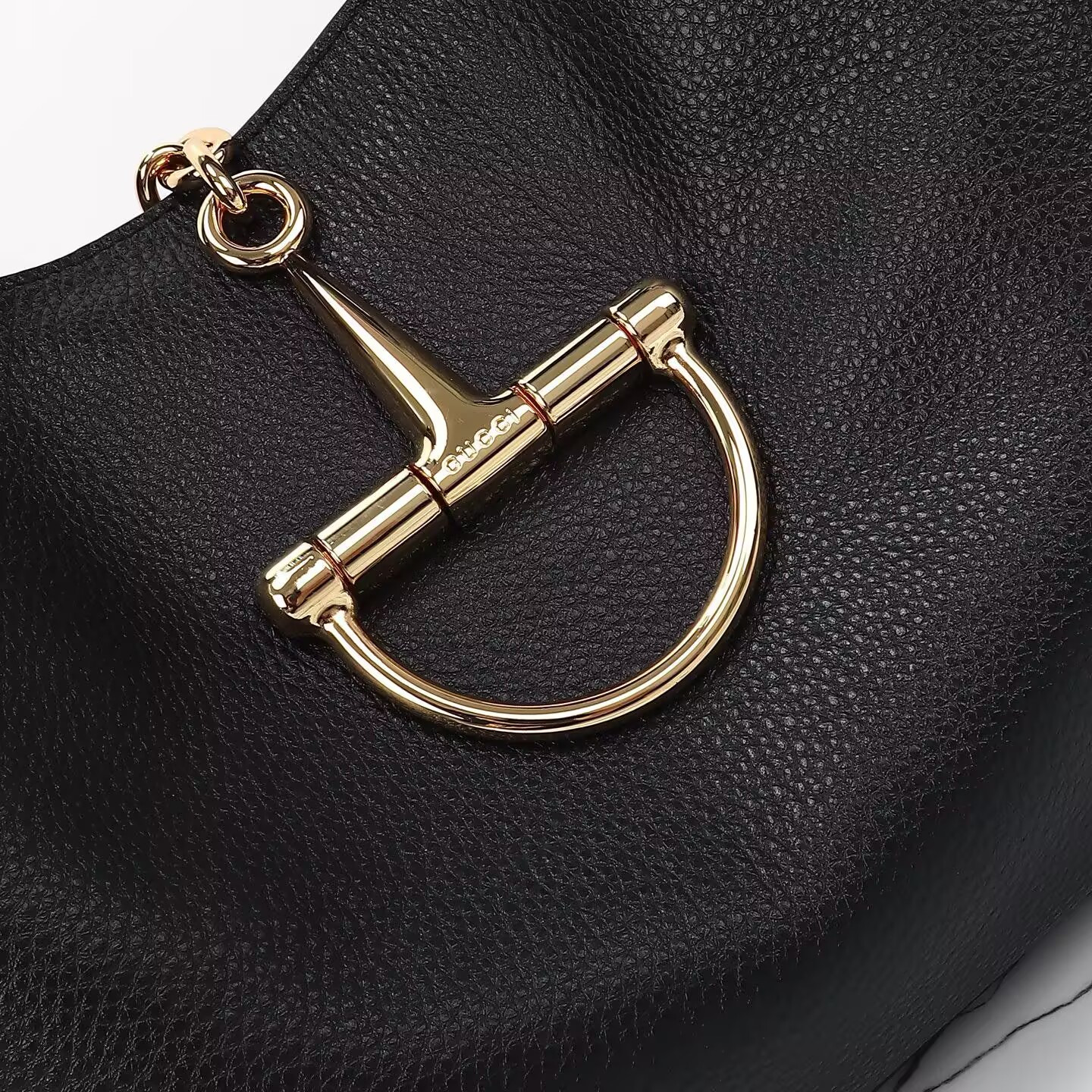 Gucci Softbit Maxi Shoulder Bag Black 46x26x16cm