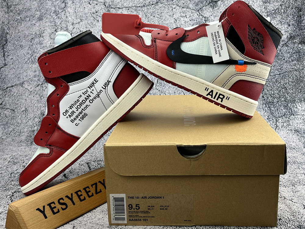 UA OFF-WHITE X AIR JORDAN 1 RETRO HIGH OG 