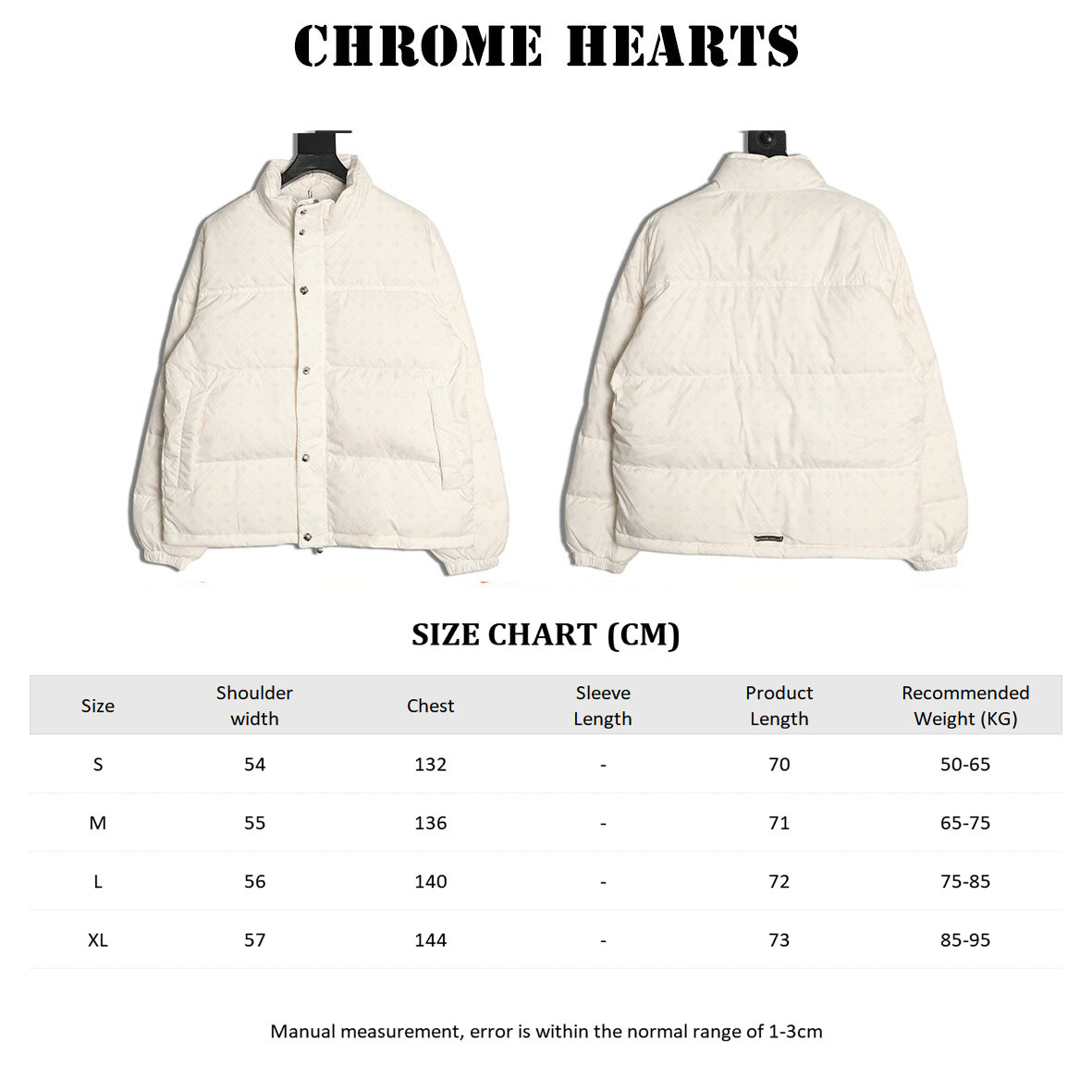 Chrome Hearts Short Puffer jacket