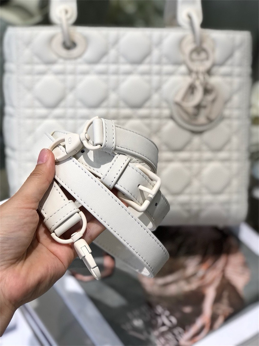 Medium Lady D10r Bag  9.5 x 8 x 4.5 inches