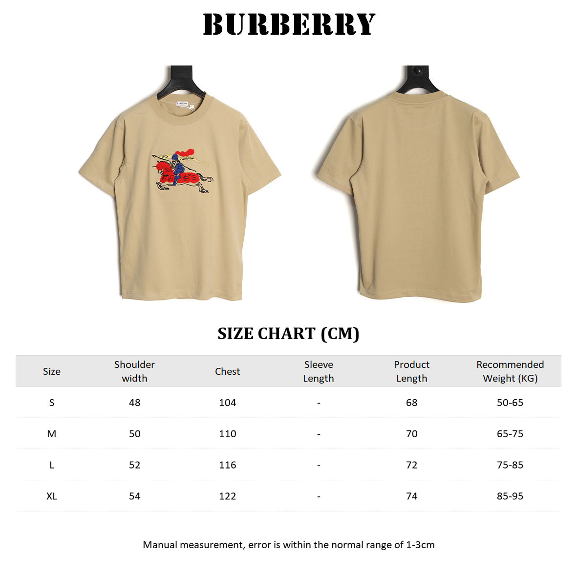 BURBERRY BBR Short-sleeved T-shirt