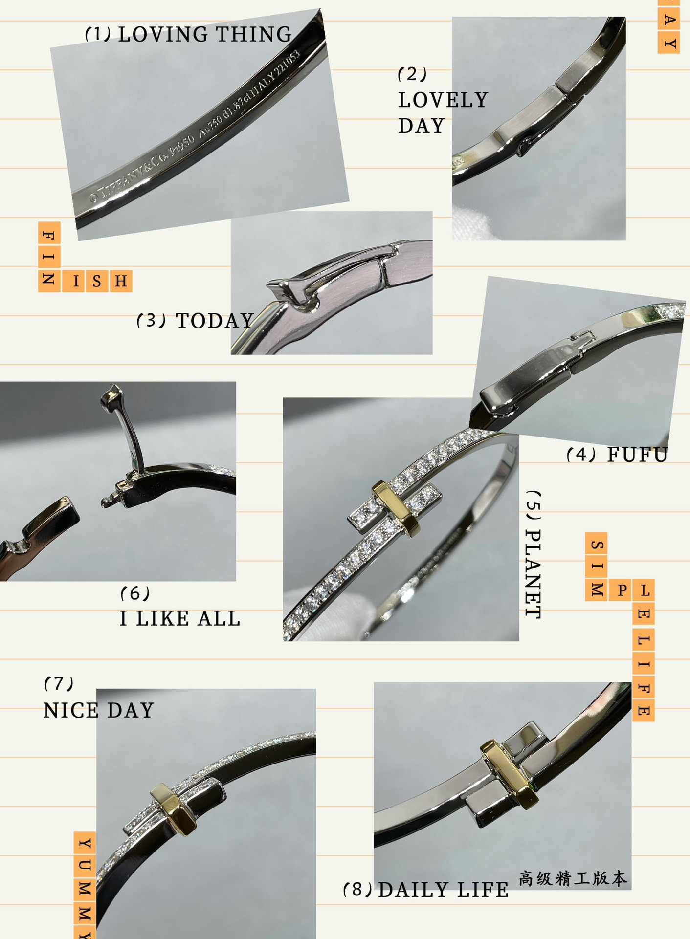 T*f*ny & Co. Circle Dual-Tone Bracelet