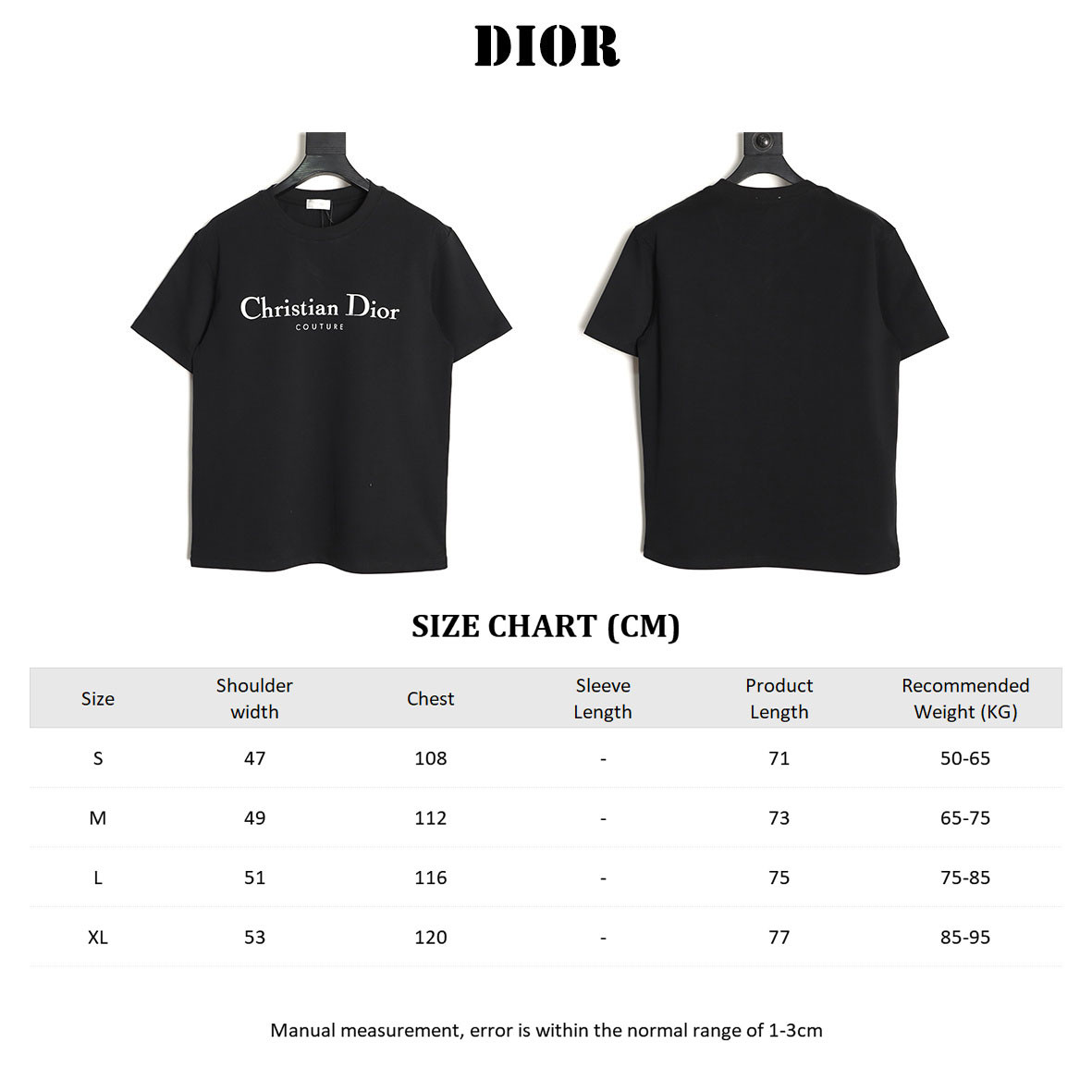 Dior 26ss Short-sleeved T-shirt