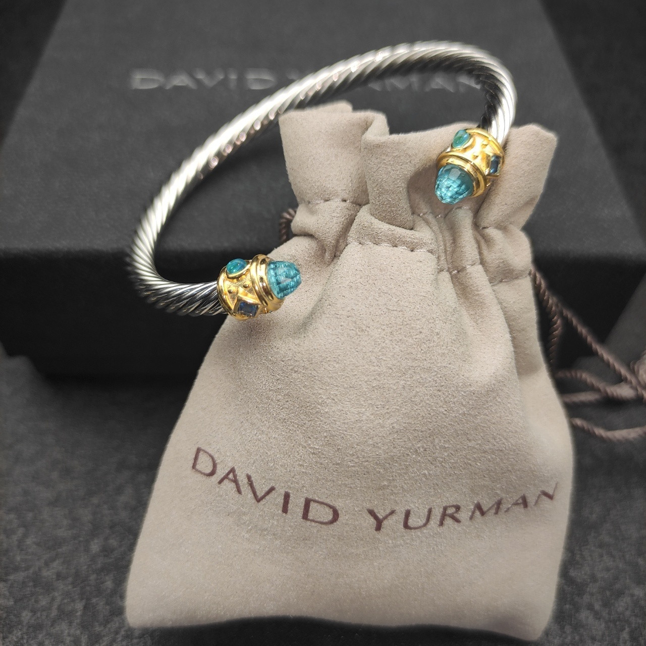 David Yurman 5mm Wrap Bracelet(wrist circumference 15-20cm)