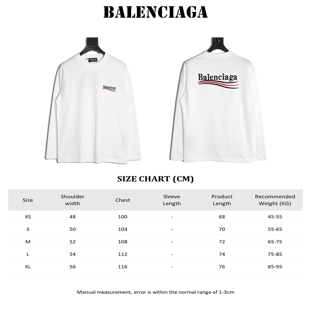 Ba1en*iaga Long-sleeved T-shirt