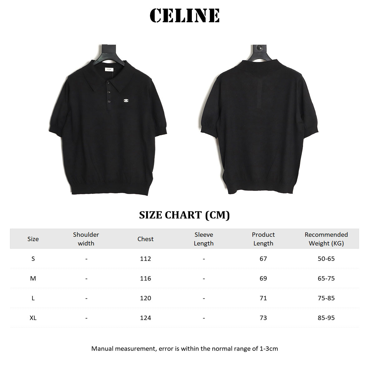 CELINE Short-sleeved Polo shirt