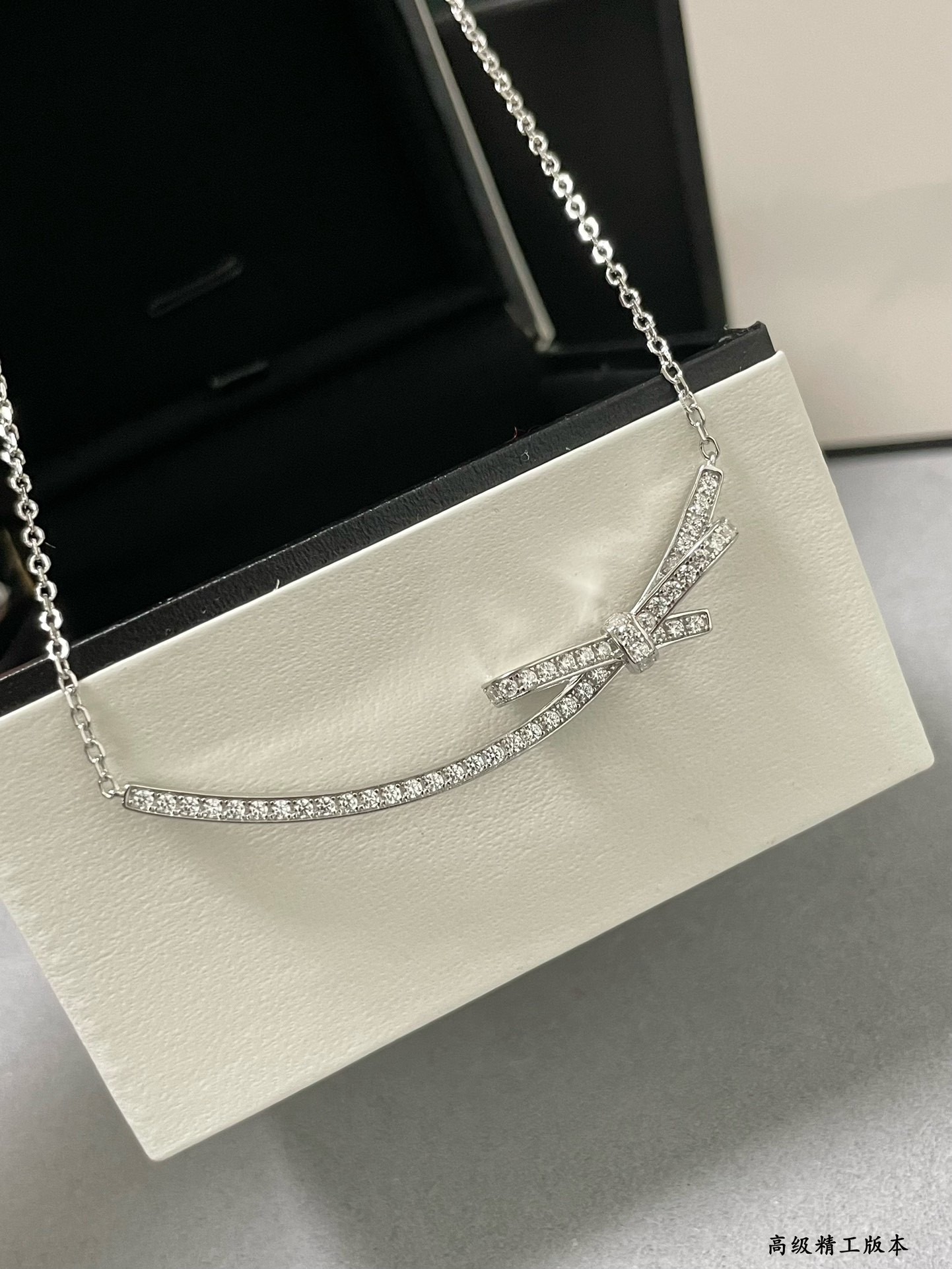 Ch**el bow tie Necklace