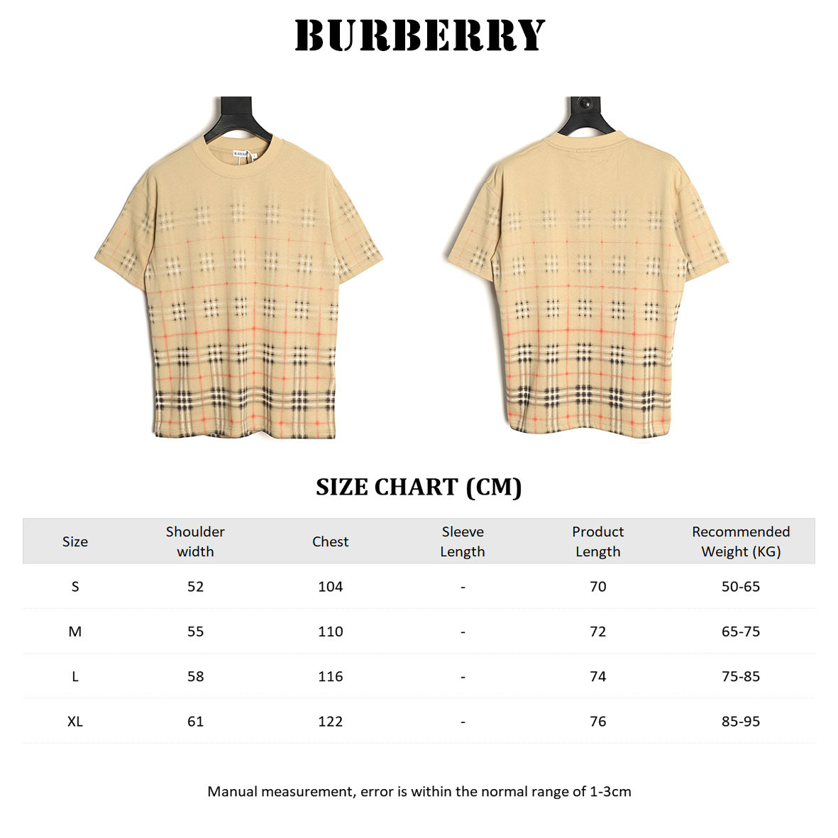 Burberry 26ss Short-sleeved T-shirt