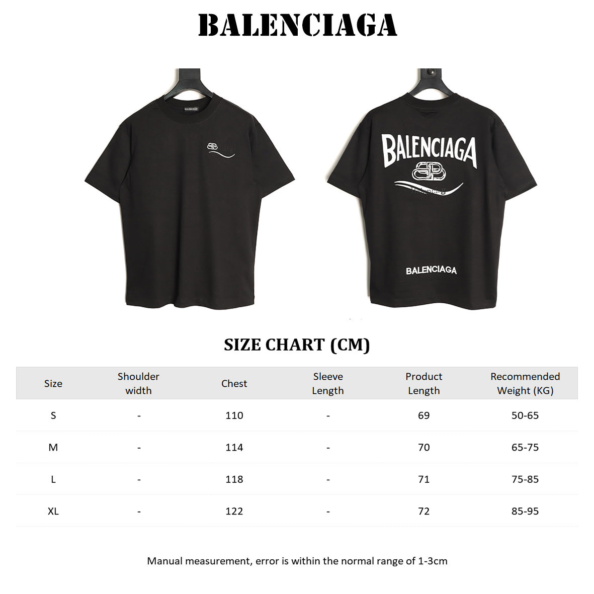 Balenciaga 26ss Short-sleeved T-shirt