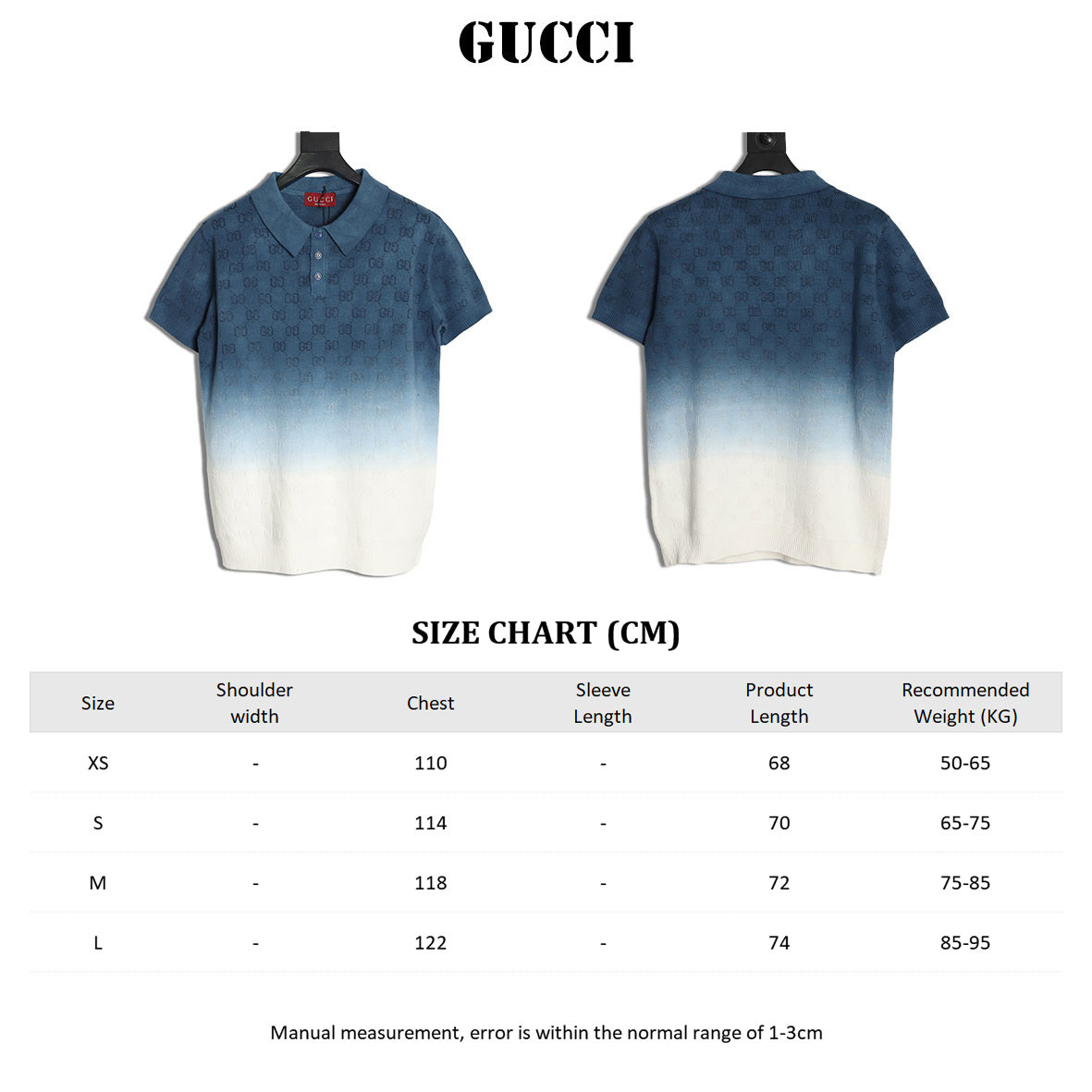 GUCCI Knitting Short-sleeved Polo shirt