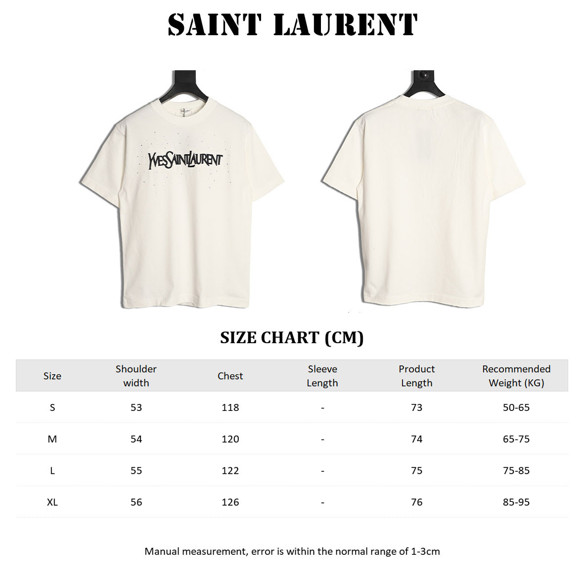 Saint laurent YSL Short-sleeved T-shirt