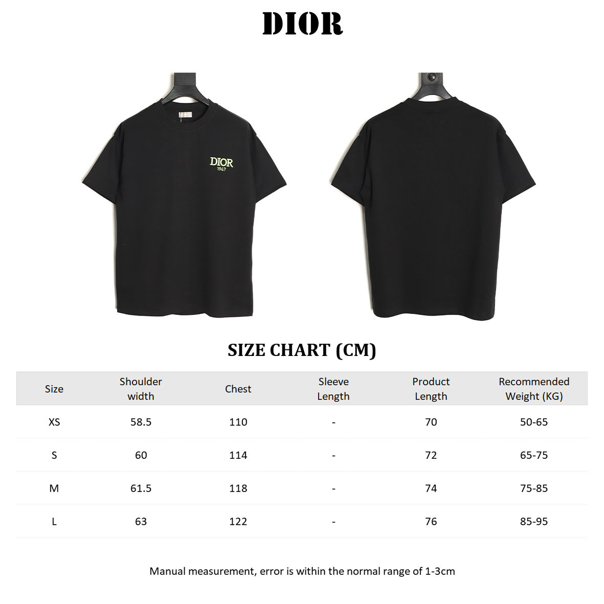 Dior 26ss Short-sleeved T-shirt