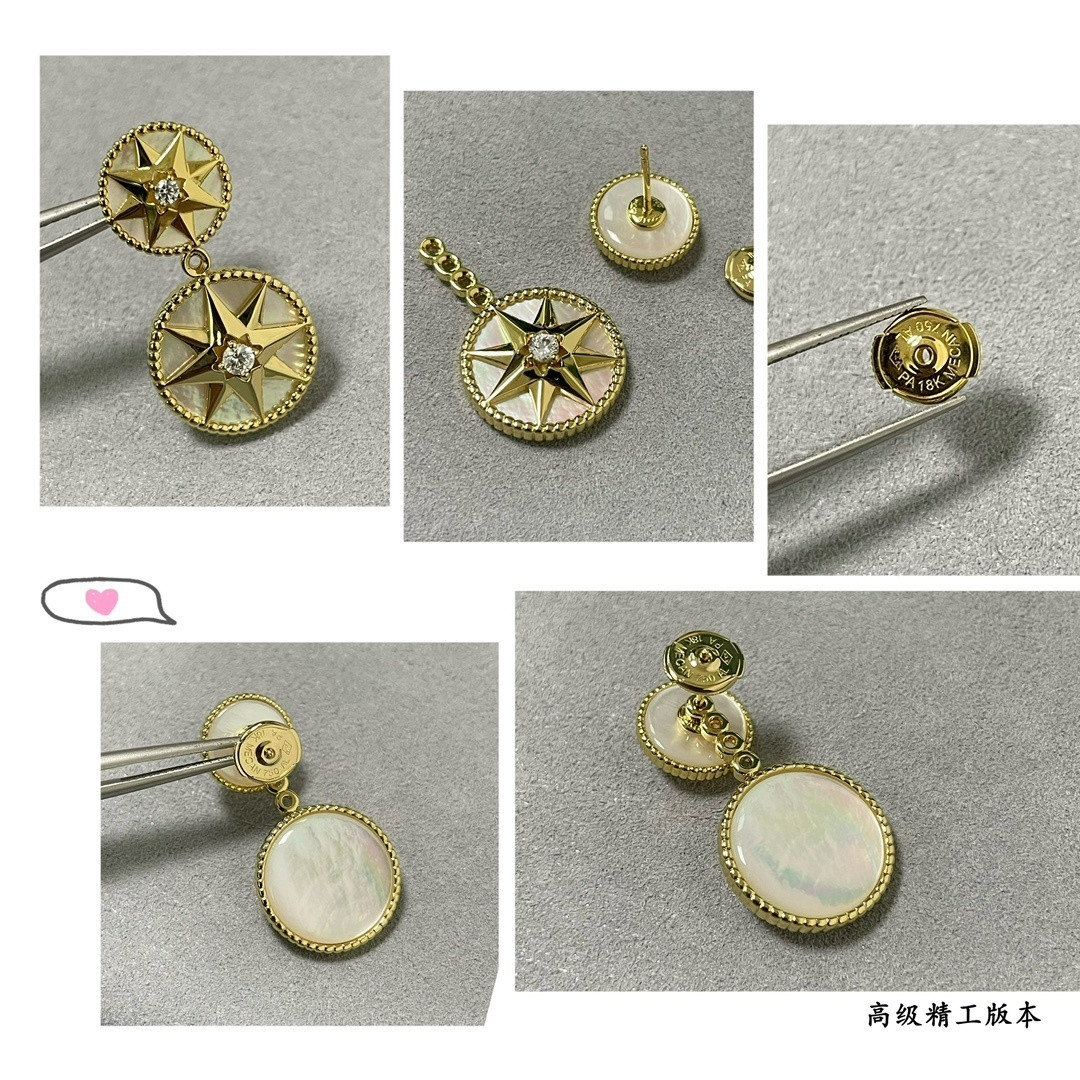 D10r Rose des Vents Earring