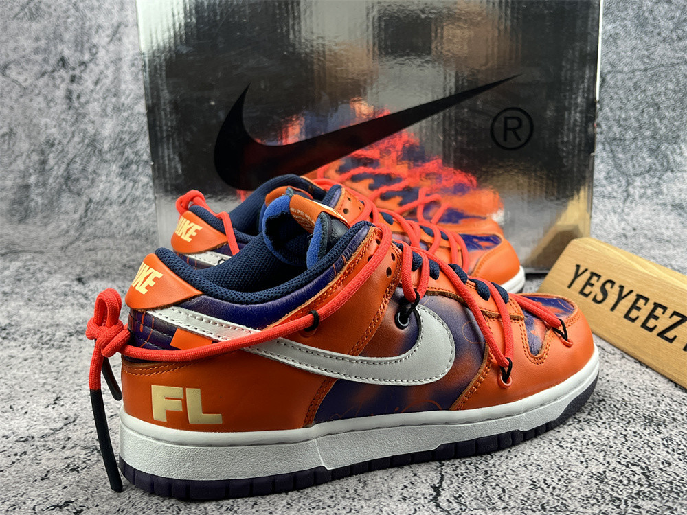 UA NIKE OFF-WHITE X FUTURA UNVEIL X DUNK LOW