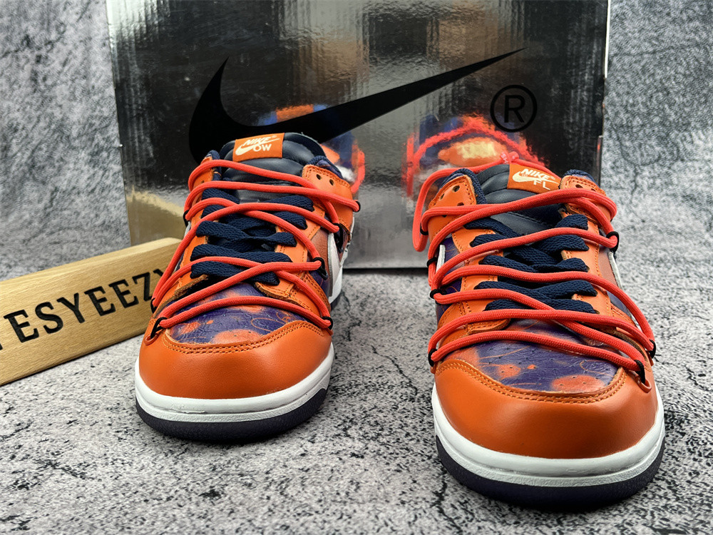 UA NIKE OFF-WHITE X FUTURA UNVEIL X DUNK LOW