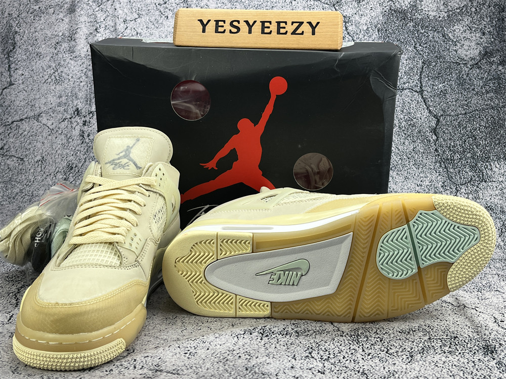 UA OFF-WHITE AIR JORDAN 4 SP SAIL