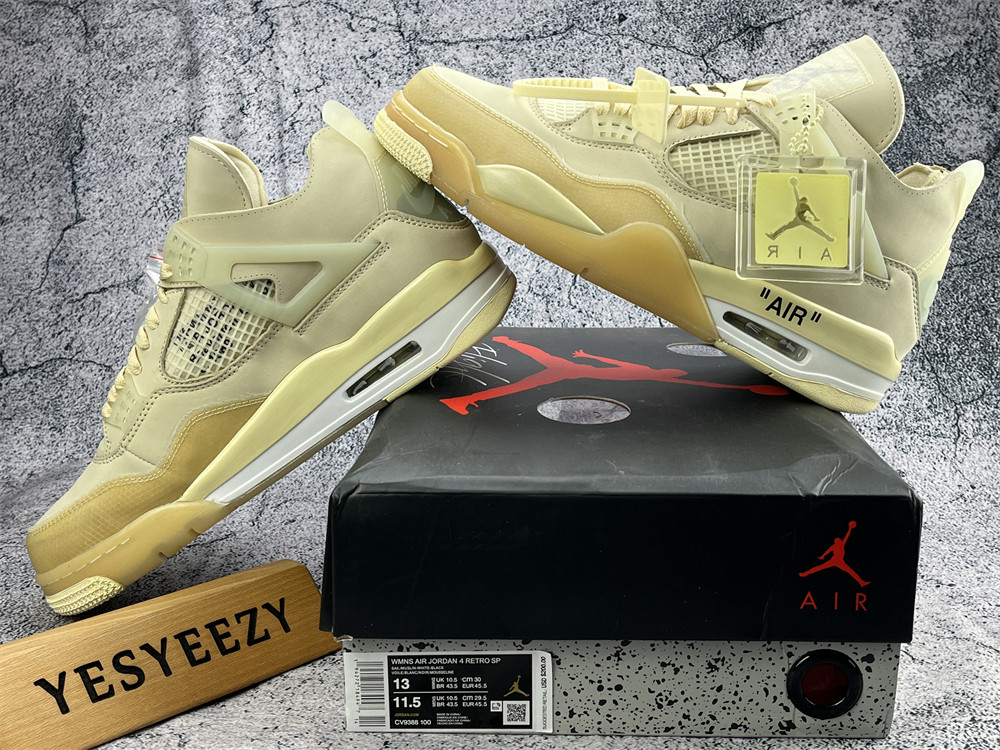 UA OFF-WHITE AIR JORDAN 4 SP SAIL