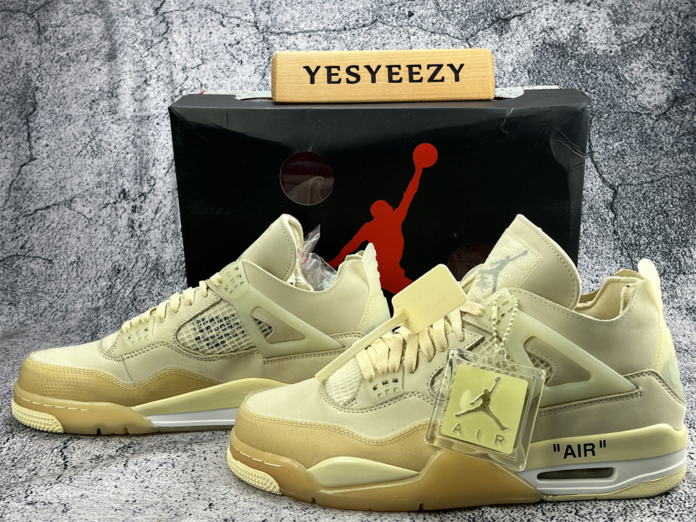 UA OFF-WHITE AIR JORDAN 4 SP SAIL