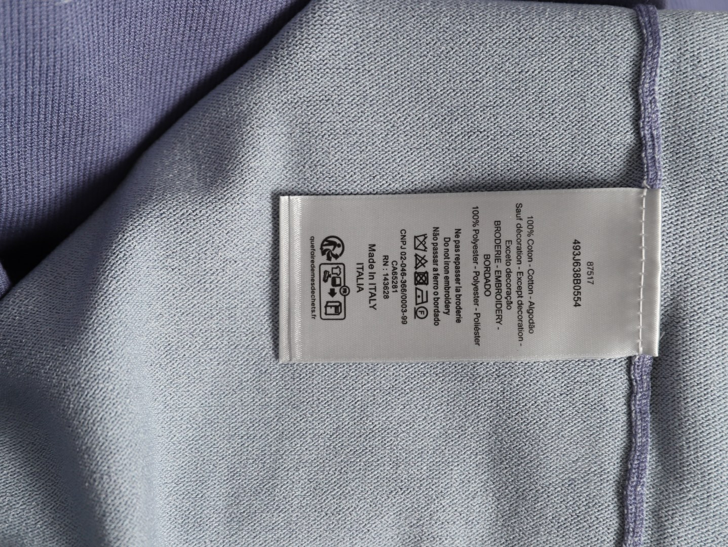 Dior Knitting Short-sleeved T-shirt