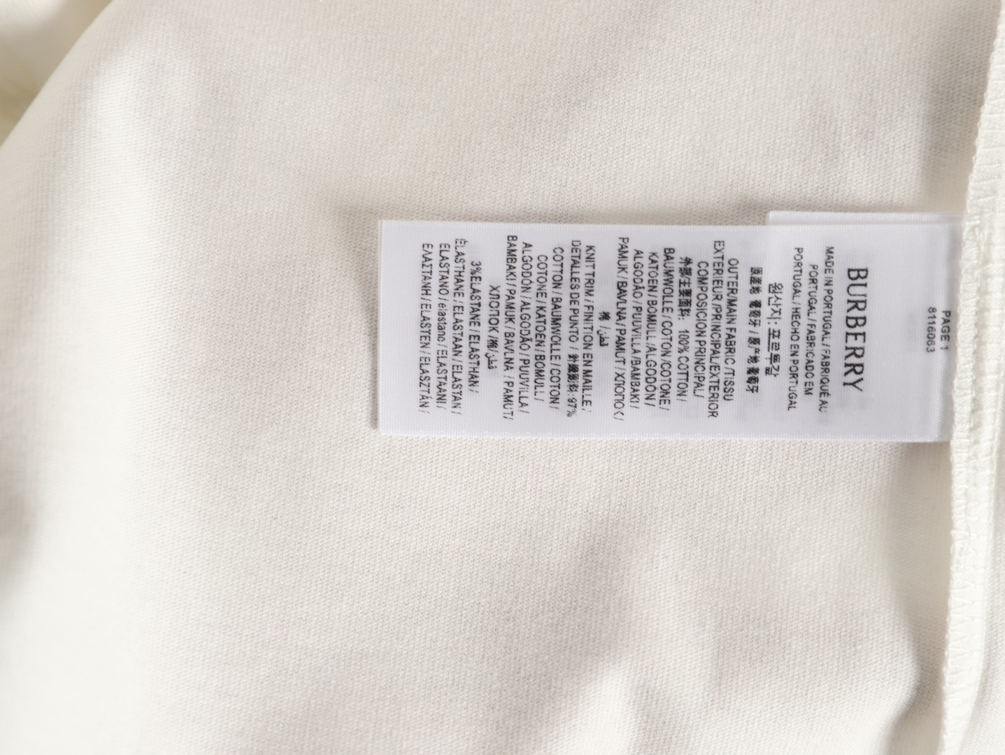 BURBERRY BBR Short-sleeved T-shirt