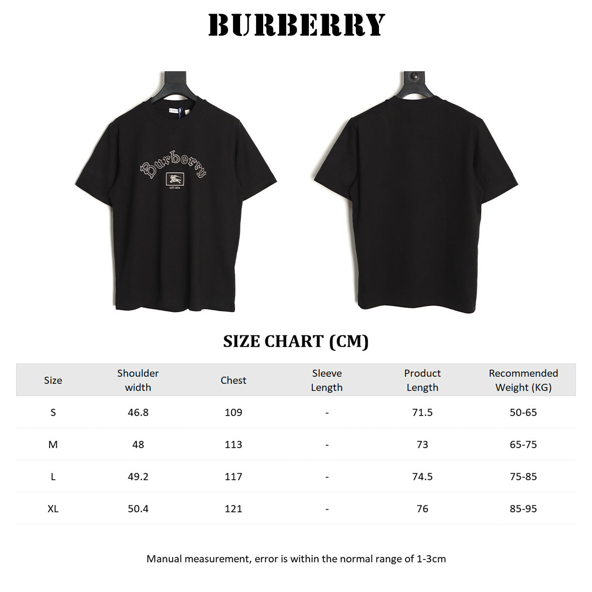 BURBERRY BBR Short-sleeved T-shirt