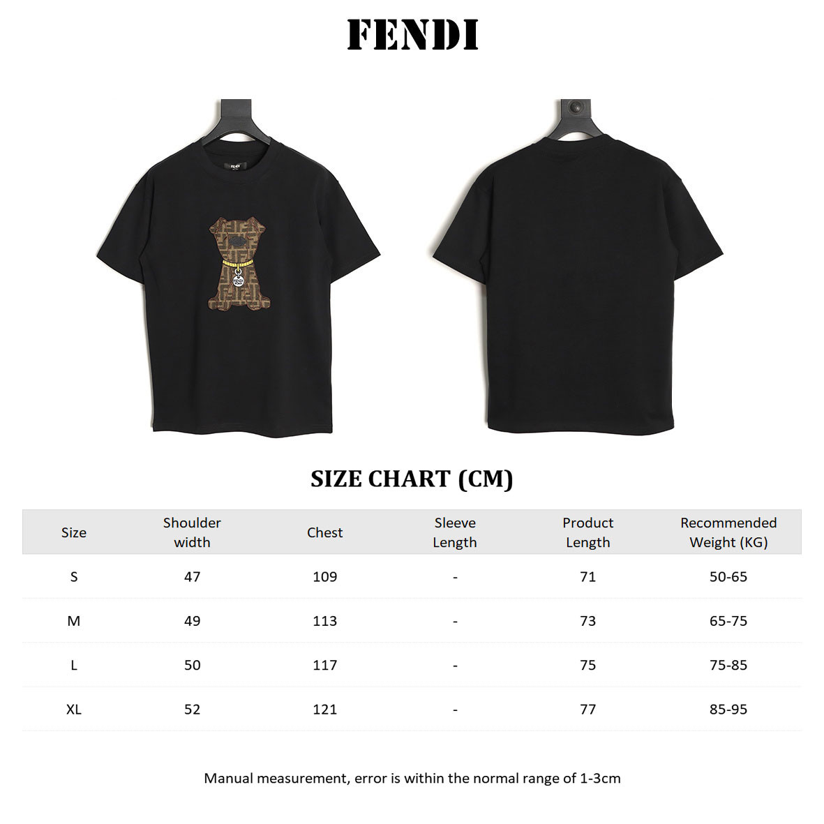 FENDI 26ss Short-sleeved T-shirt
