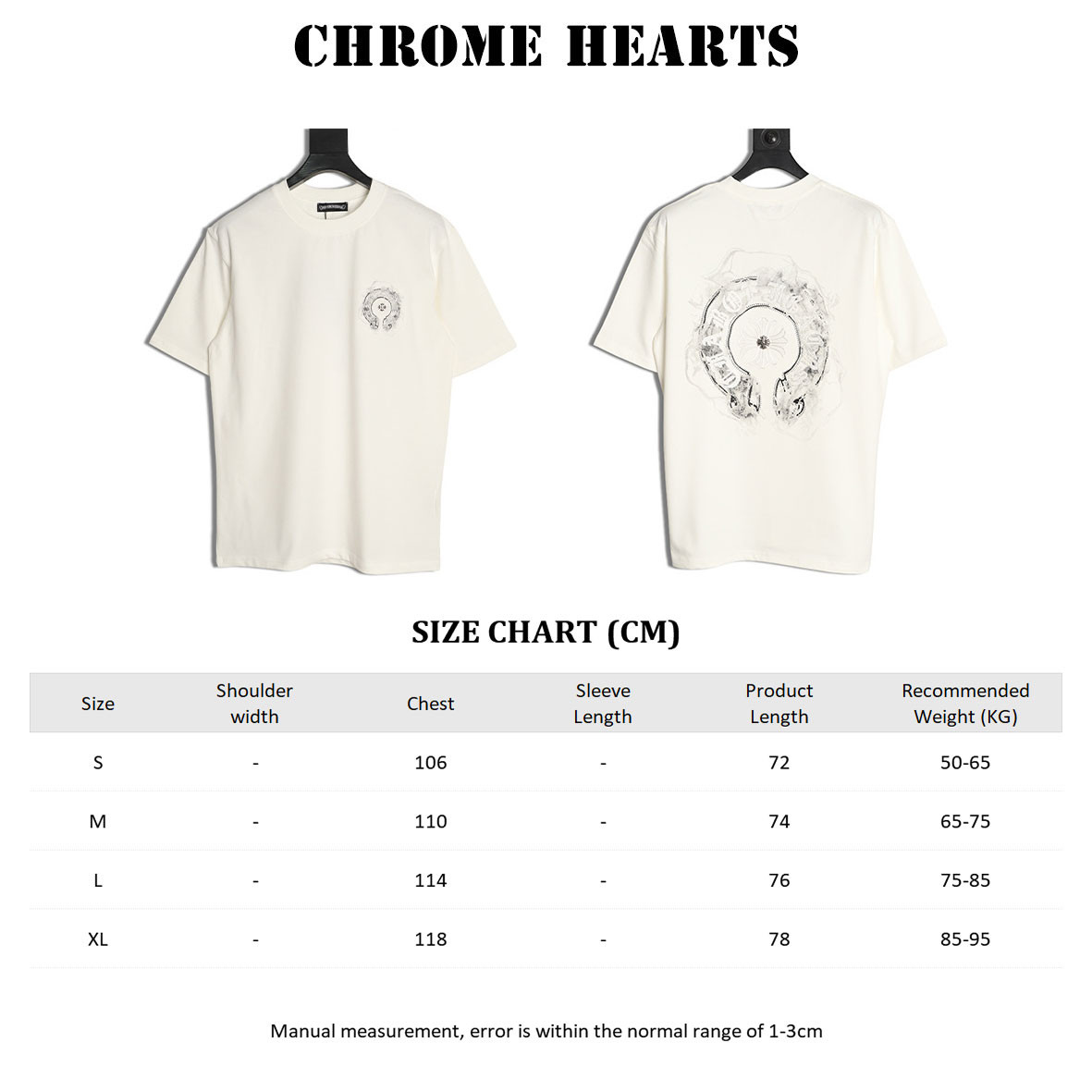 Chrome Hearts Short-sleeved T-shirt