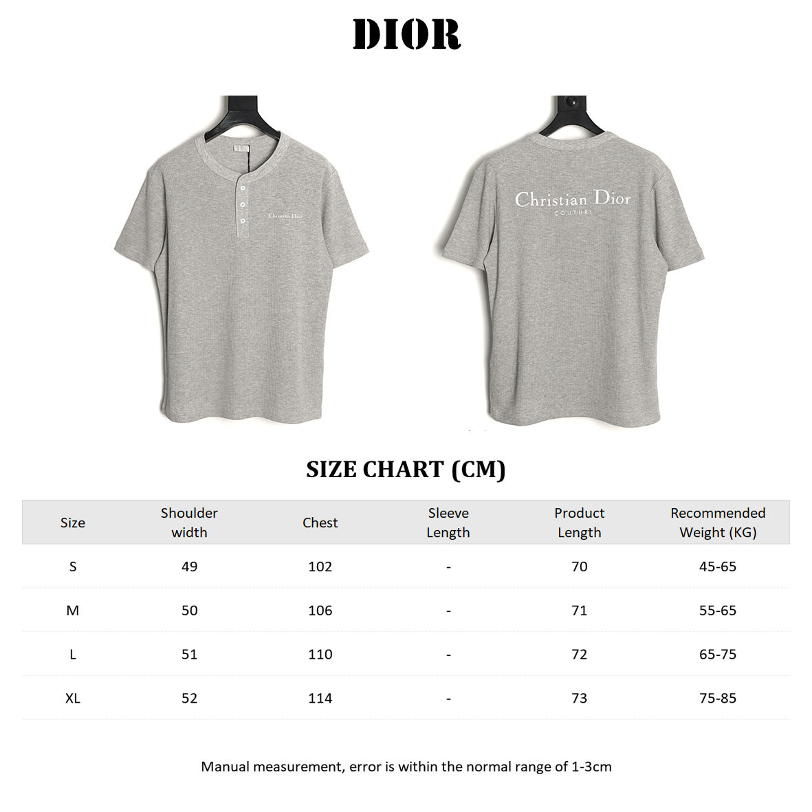 DIOR Short-sleeved T-shirt