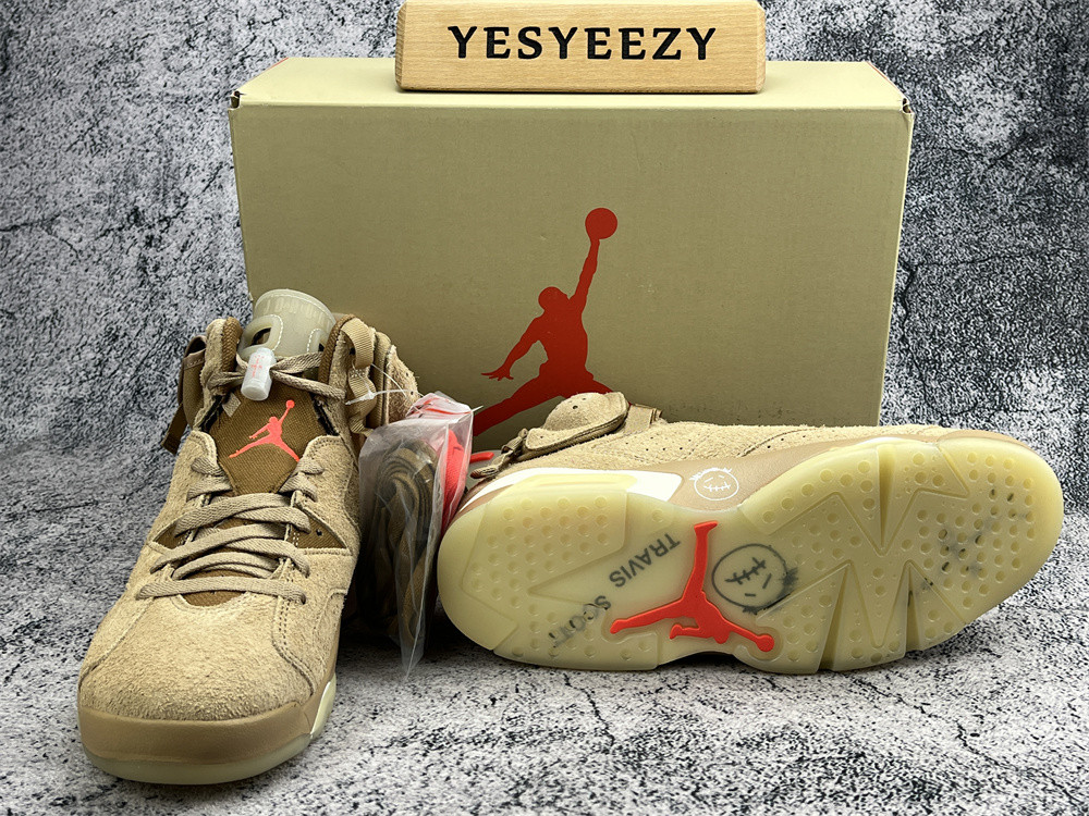 UA AIR TRAVIS SCOTT X AIR JORDAN 6 RETRO 