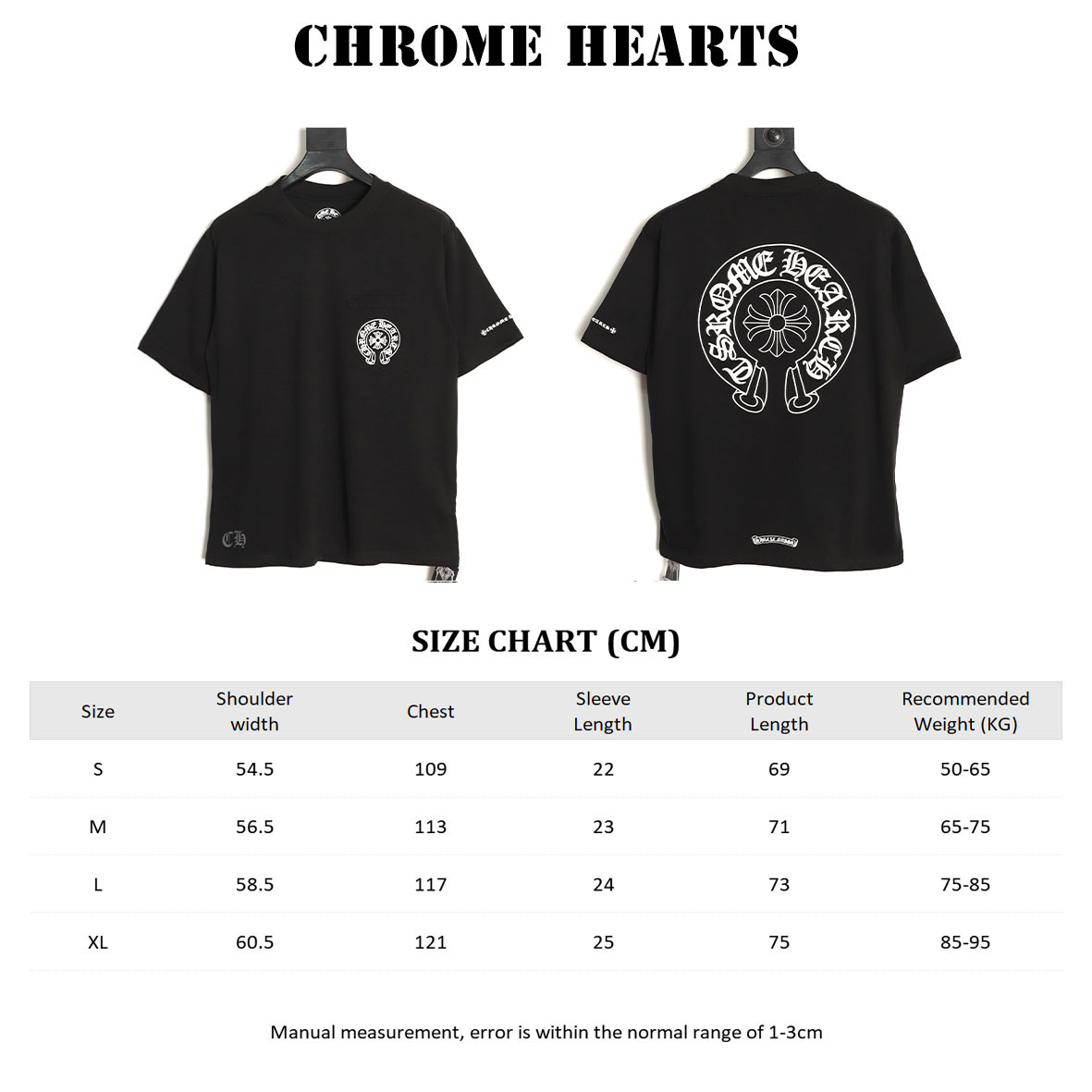 Chrome hearts Short-sleeved T-shirt