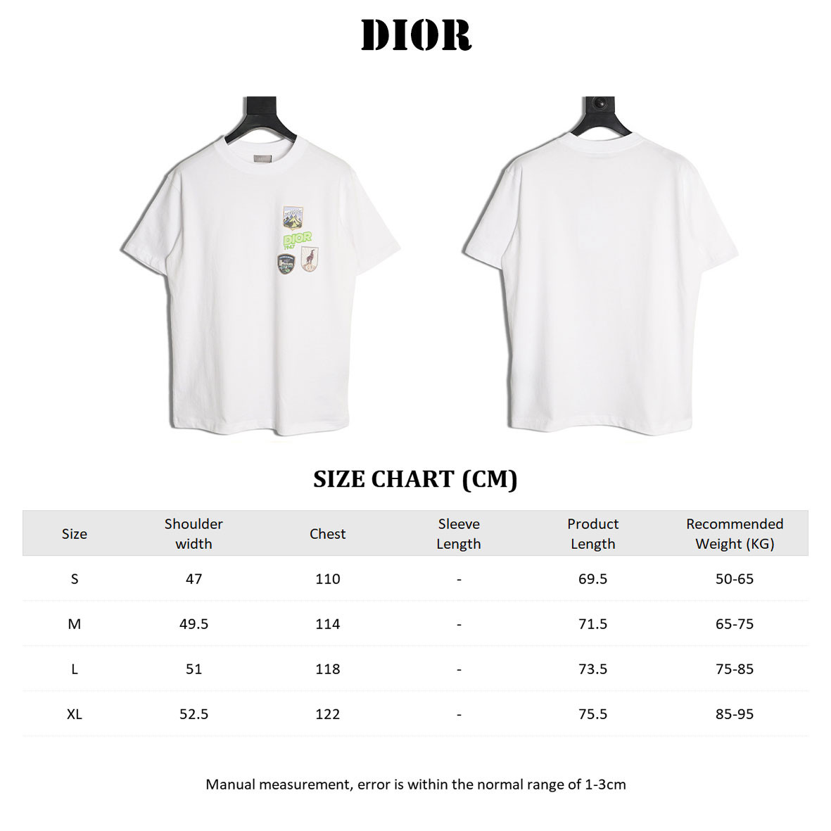 DIOR Short-sleeved T-shirt