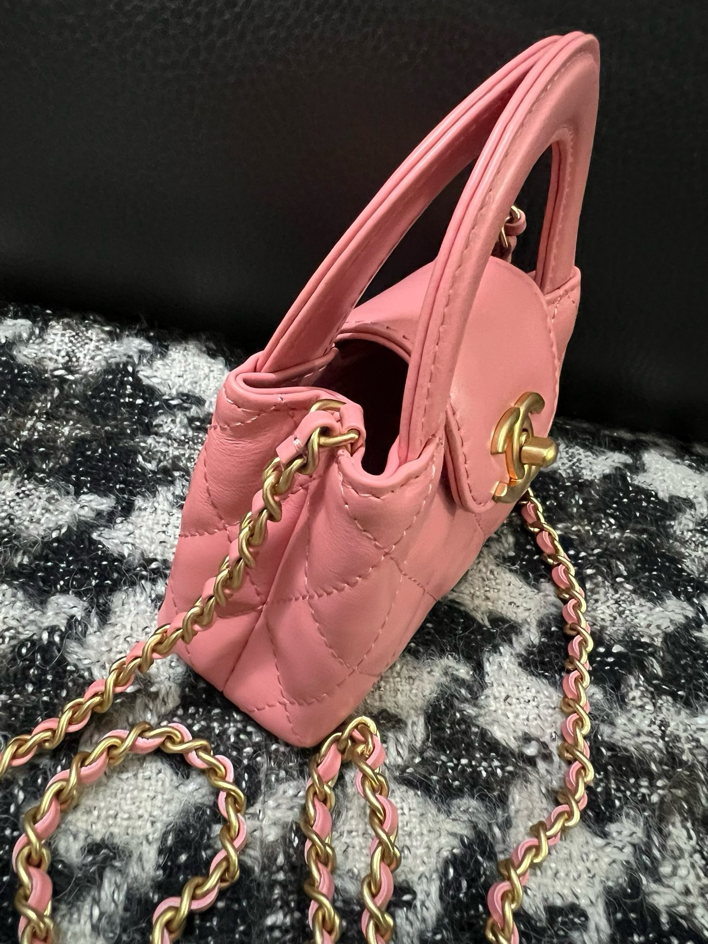 Ch**el Mini Kelly 8×12.5×4cm