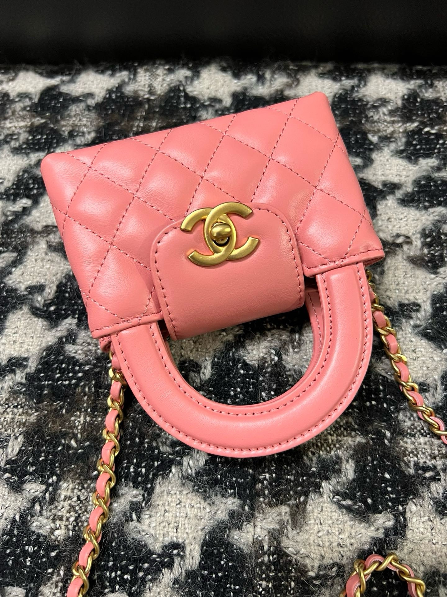 Ch**el Mini Kelly 8×12.5×4cm