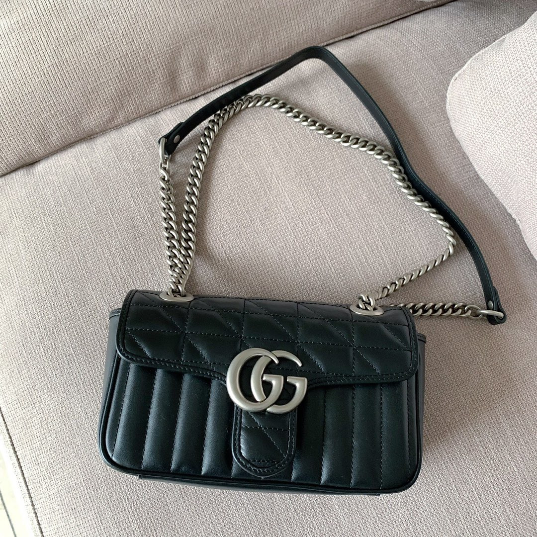 Gvc*1 GG Marmont mini shoulder bag 22cm