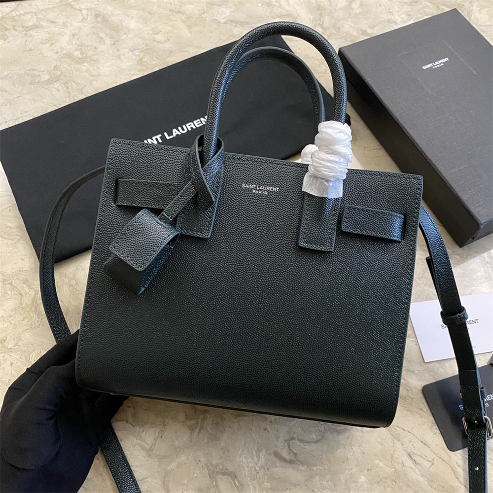 Y51 SAC DE JOUR NANO IN GRAINED LEATHER GREEN