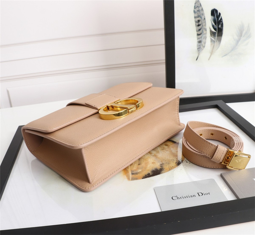 D10r 30 MONTAIGNE CHAIN BAG Grained Pink