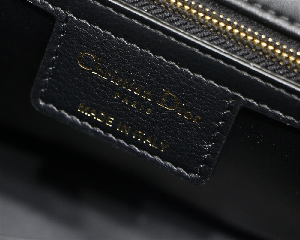 MEDIUM D10r CARO BAG amour black 25.5 x 15.5 x 8 cm