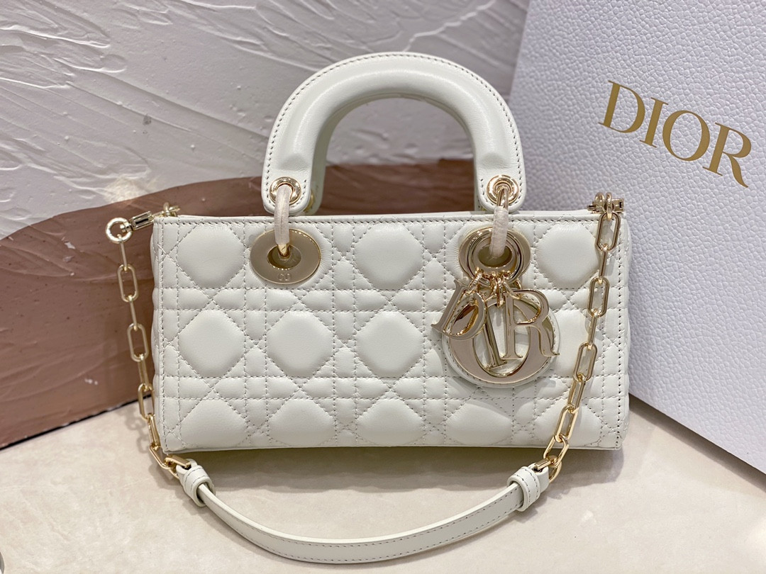 D10r SMALL LADY D-JOY BAG Latte