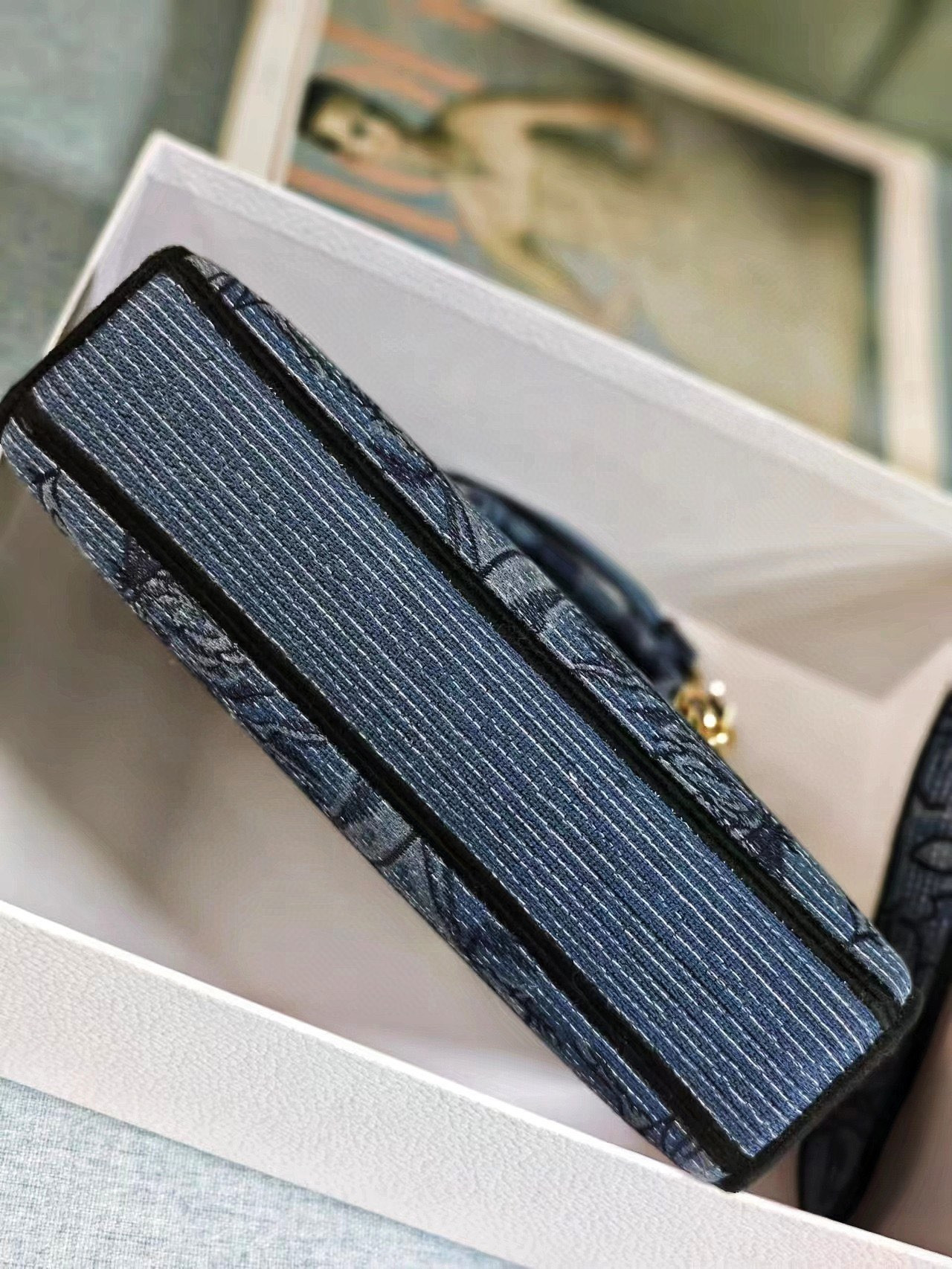 D10r MEDIUM LADY D-JOY BAG BLUE