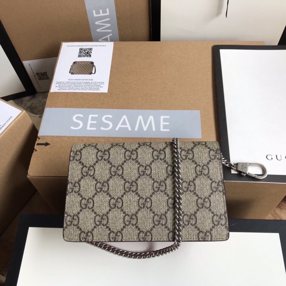 Gvc*1 DIONYSUS GG Svp*me S*pER MINI BAG 6.5"Wx3.9"Hx1.6"D