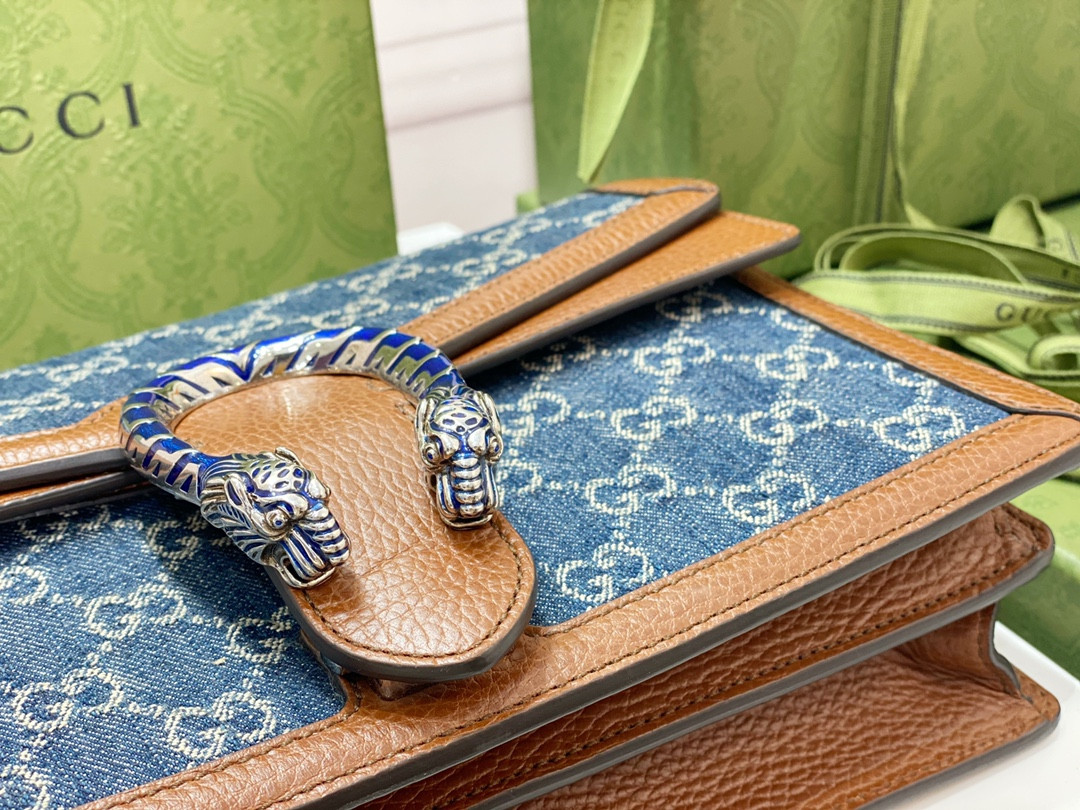 Gvc*1 DIONYSUS SMALL SHOULDER BAG BLUE 11"Wx7"Hx3.5"D